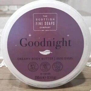 NIB The Scottish Fine Soaps Company Goodnight Dreamy Body Butter - 8.8 fl.oz Tub